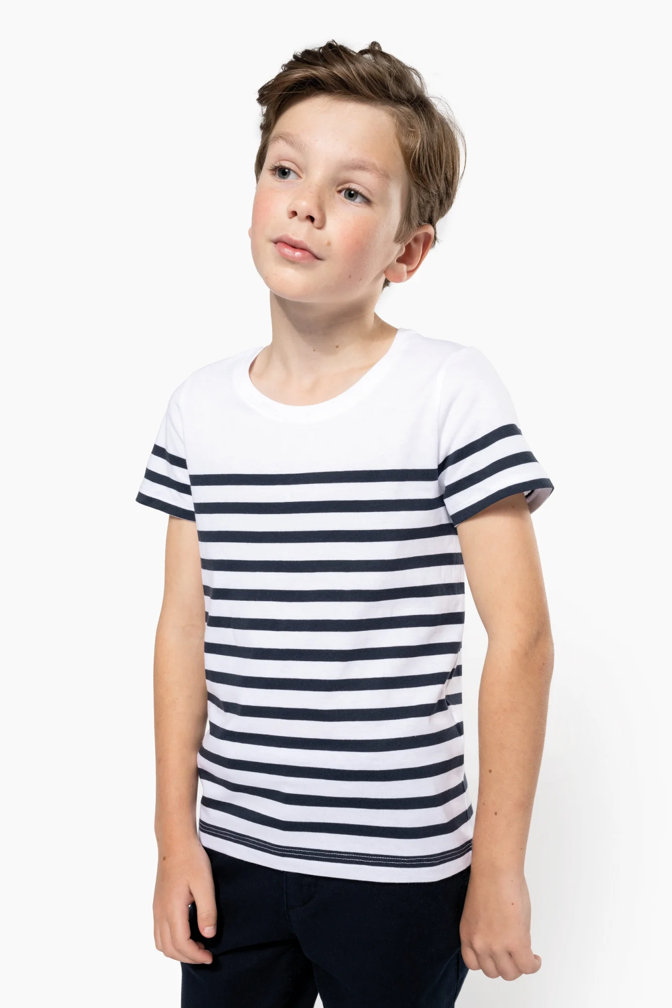 Kariban Matrozenshirt ronde hals Bio