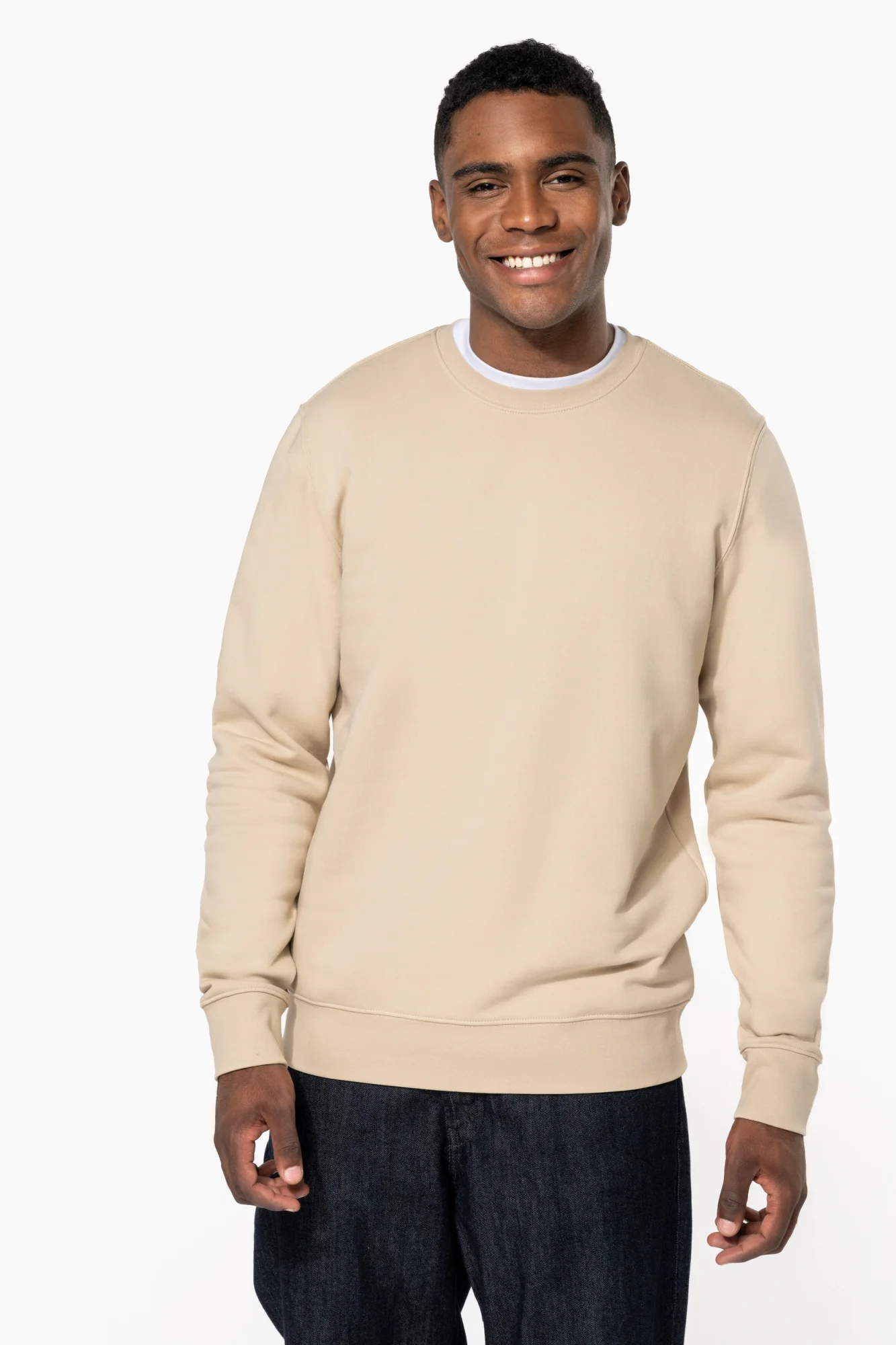Kariban Ecologische sweater met ronde hals