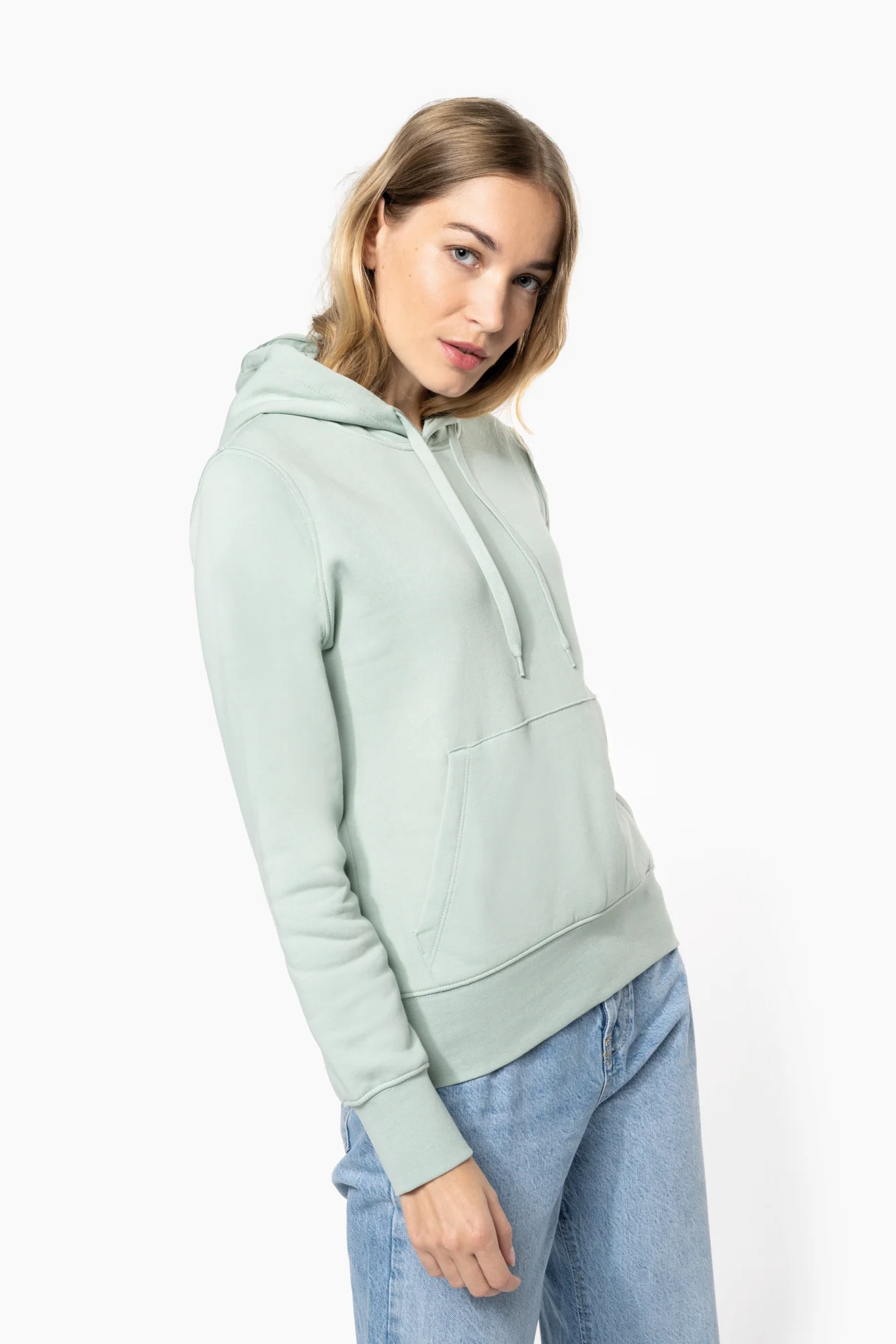 Kariban Ecologische damessweater met capuchon