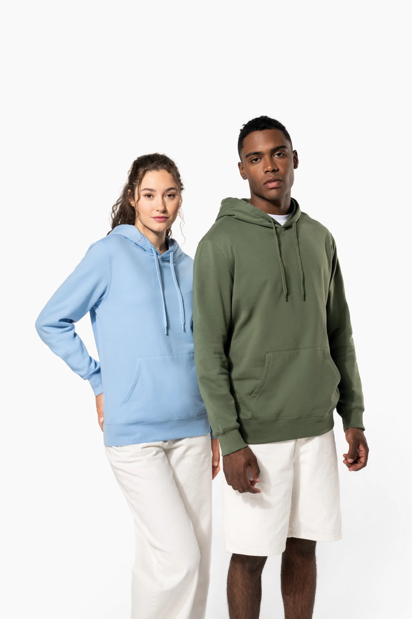 Kariban Gerecyclede uniseks sweater met capuchon