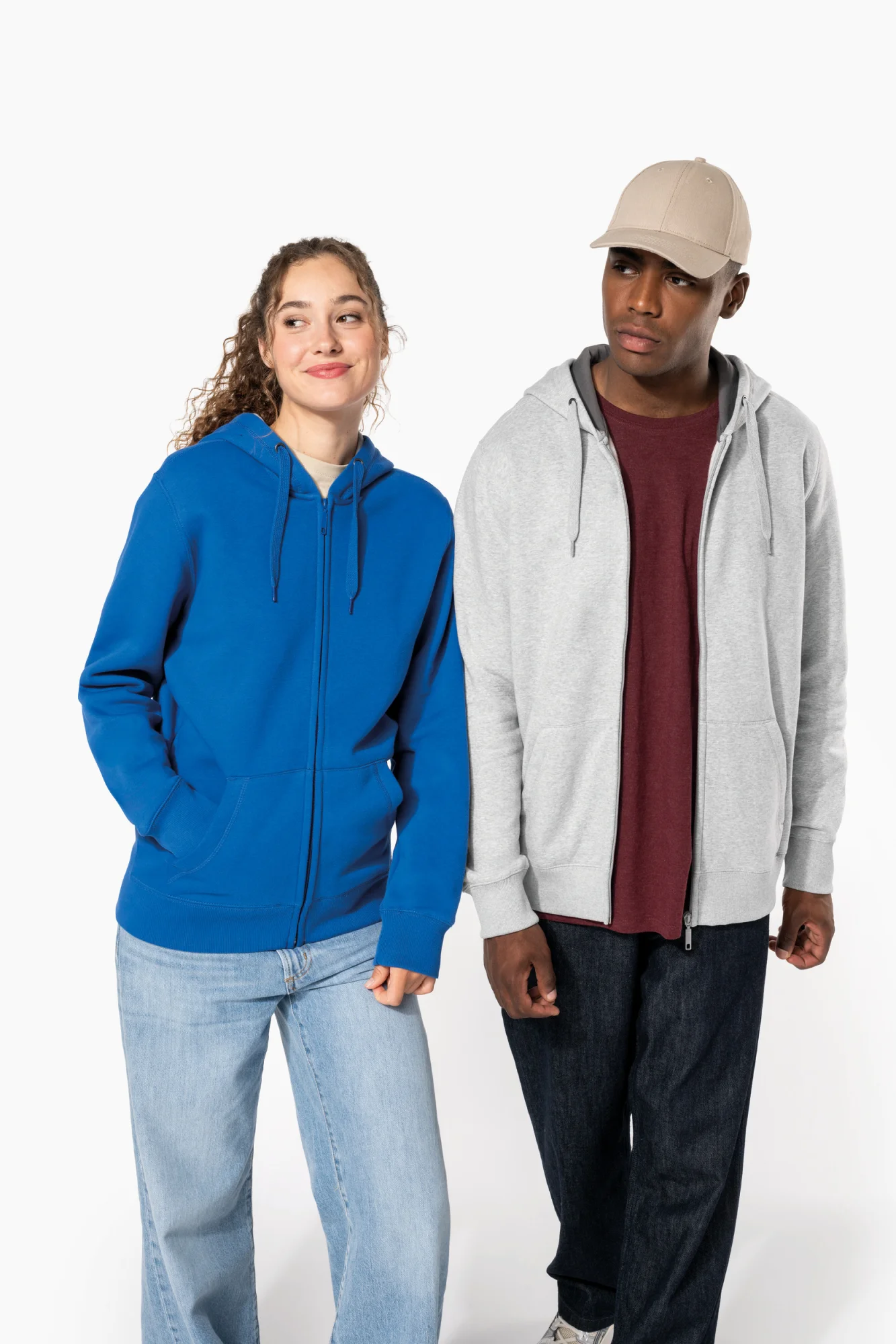 Kariban Sweatvest met capuchon
