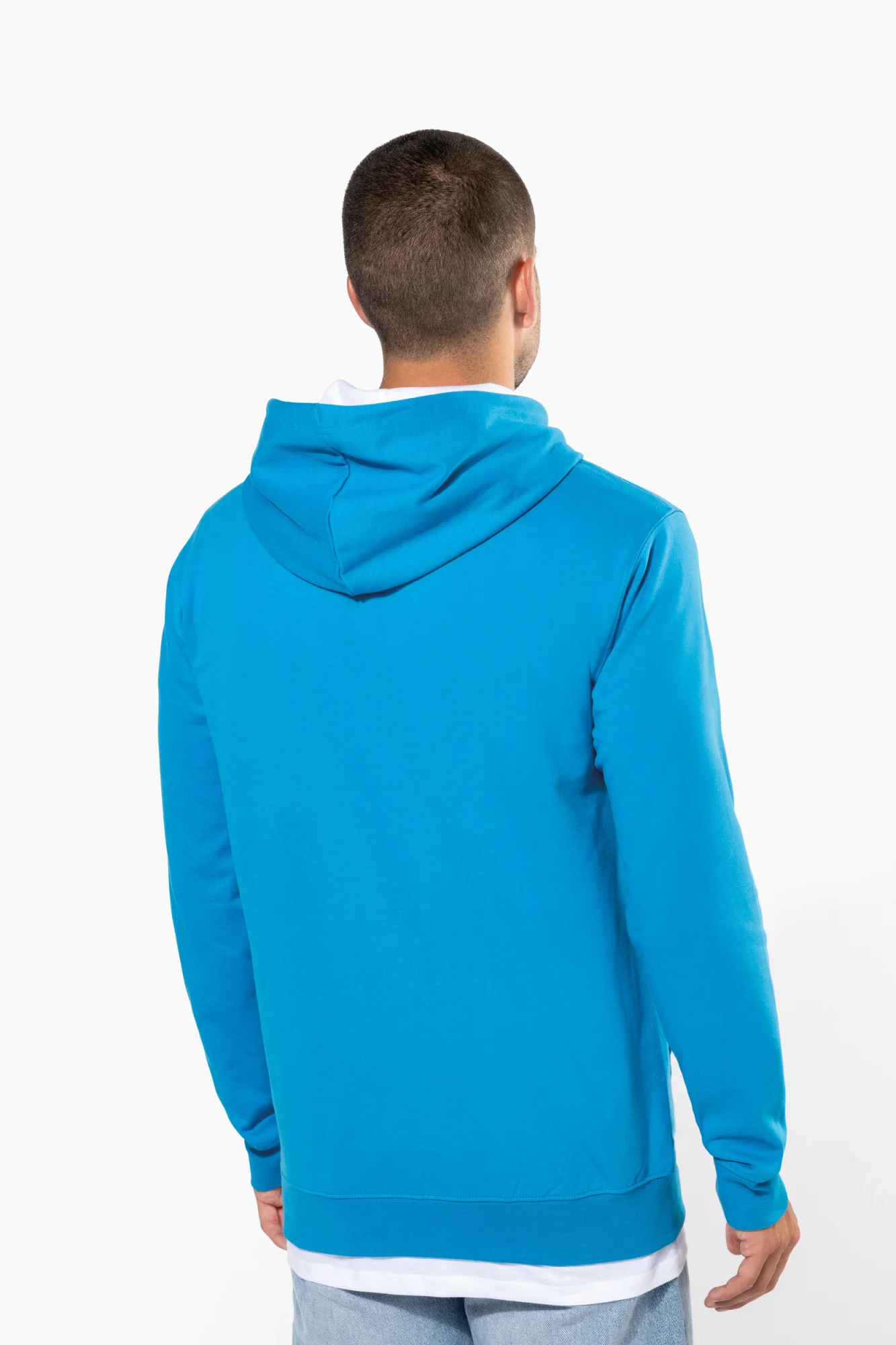 Kariban Sweater met contrasterende capuchon