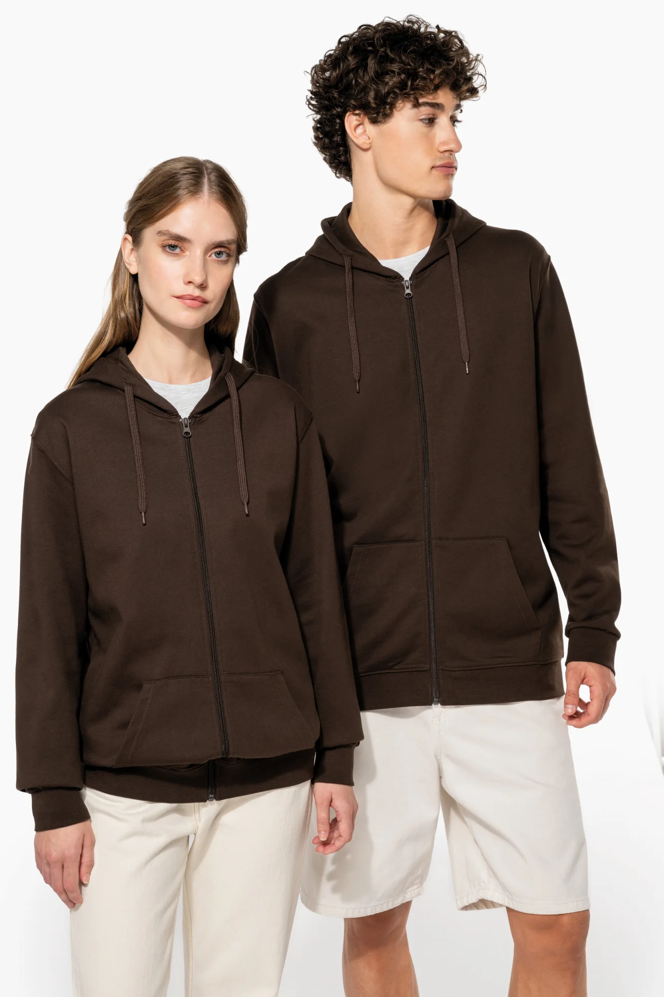 Kariban Sweatvest met capuchon