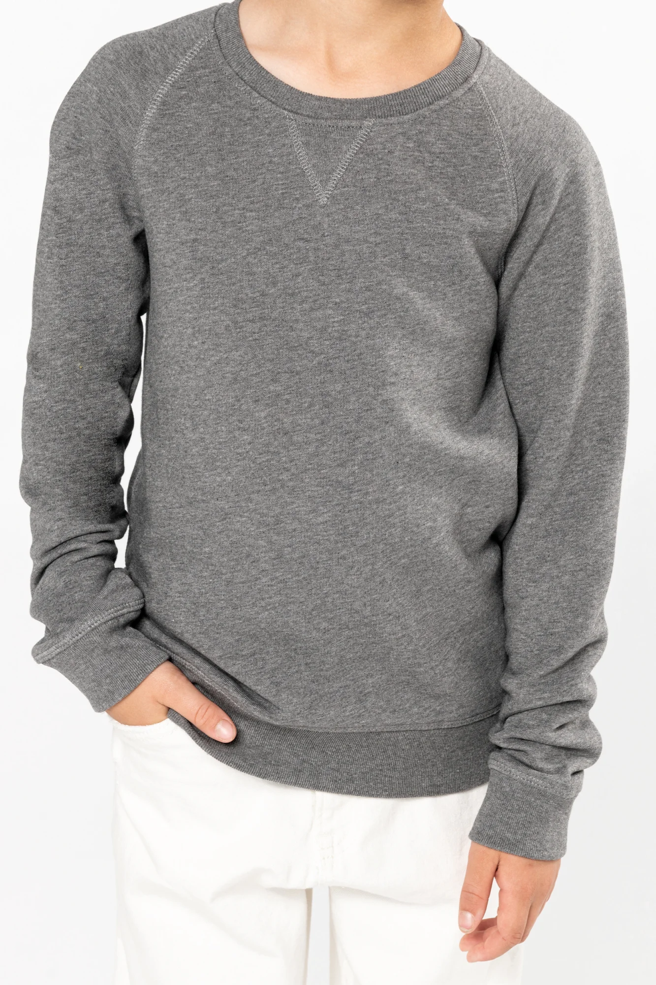Kariban Sweater bio raglanmouwen kids