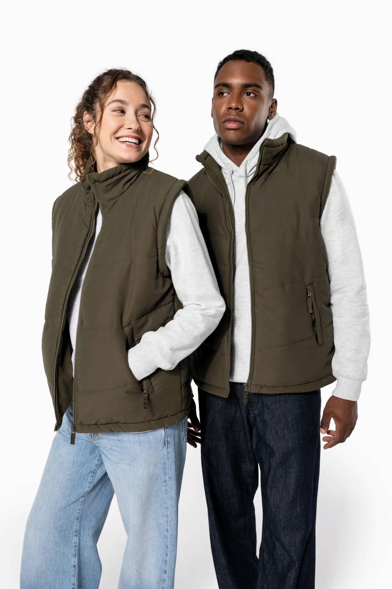 Kariban Met fleece gevoerde bodywarmer