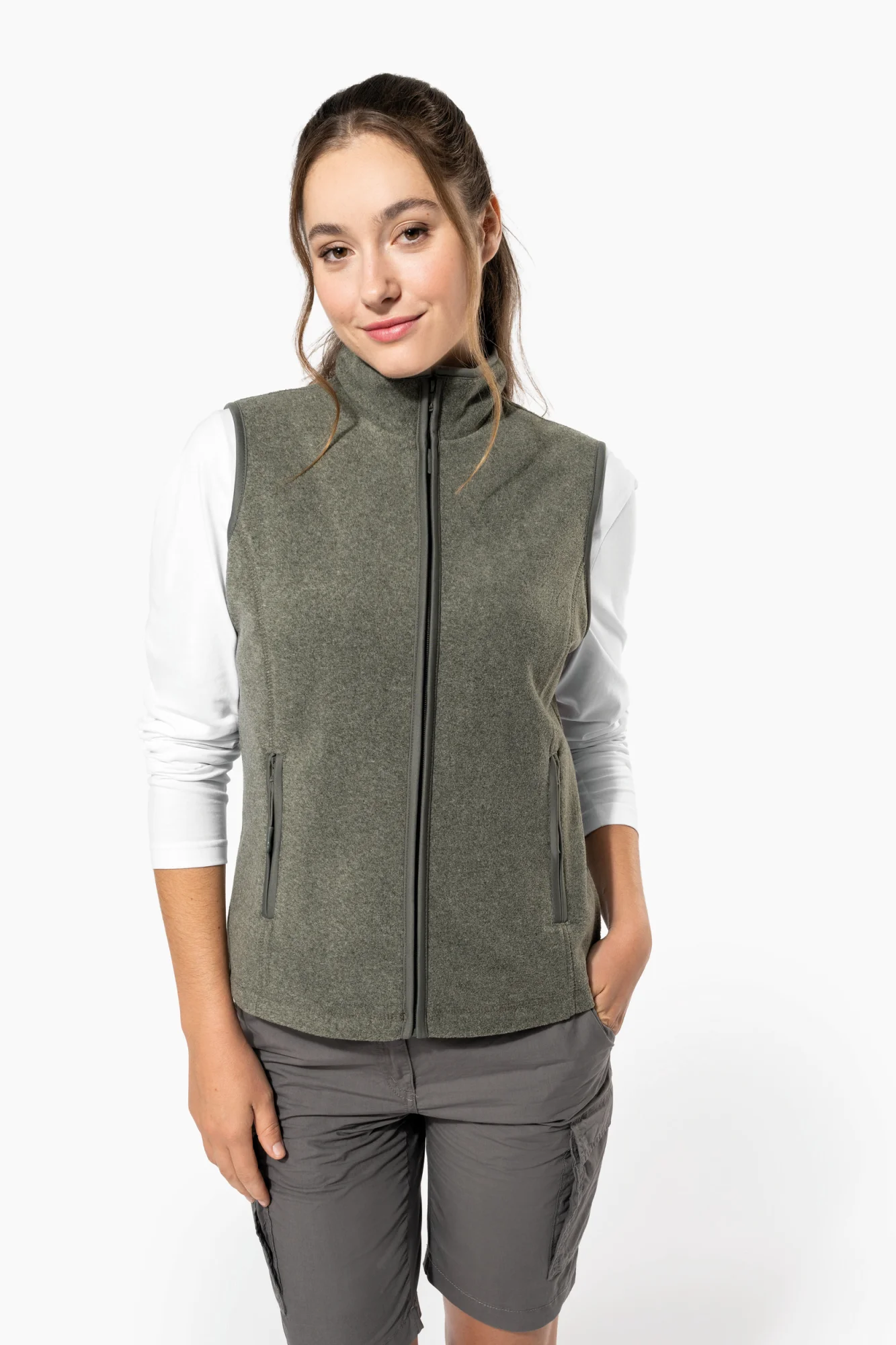 Kariban Bodywarmer van microfleece dames
