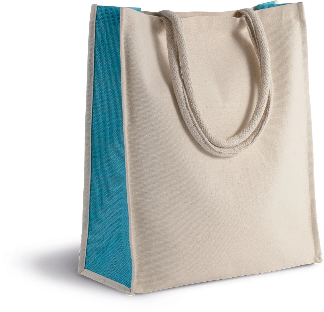 Kimood Shopper van katoen/jute - 23 L