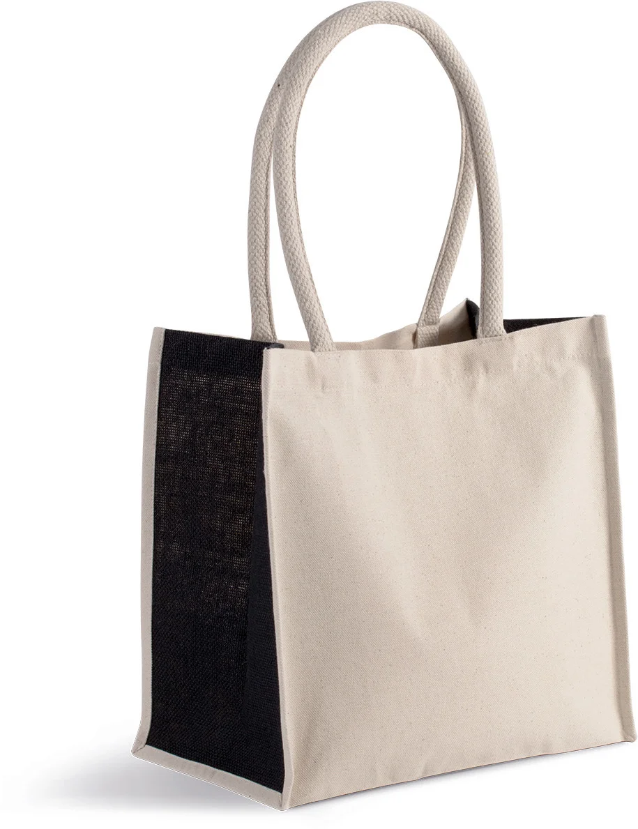 Kimood Shopper van katoen/jute - 17 L