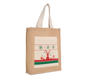 Kimood Shopper met kerstmotieven