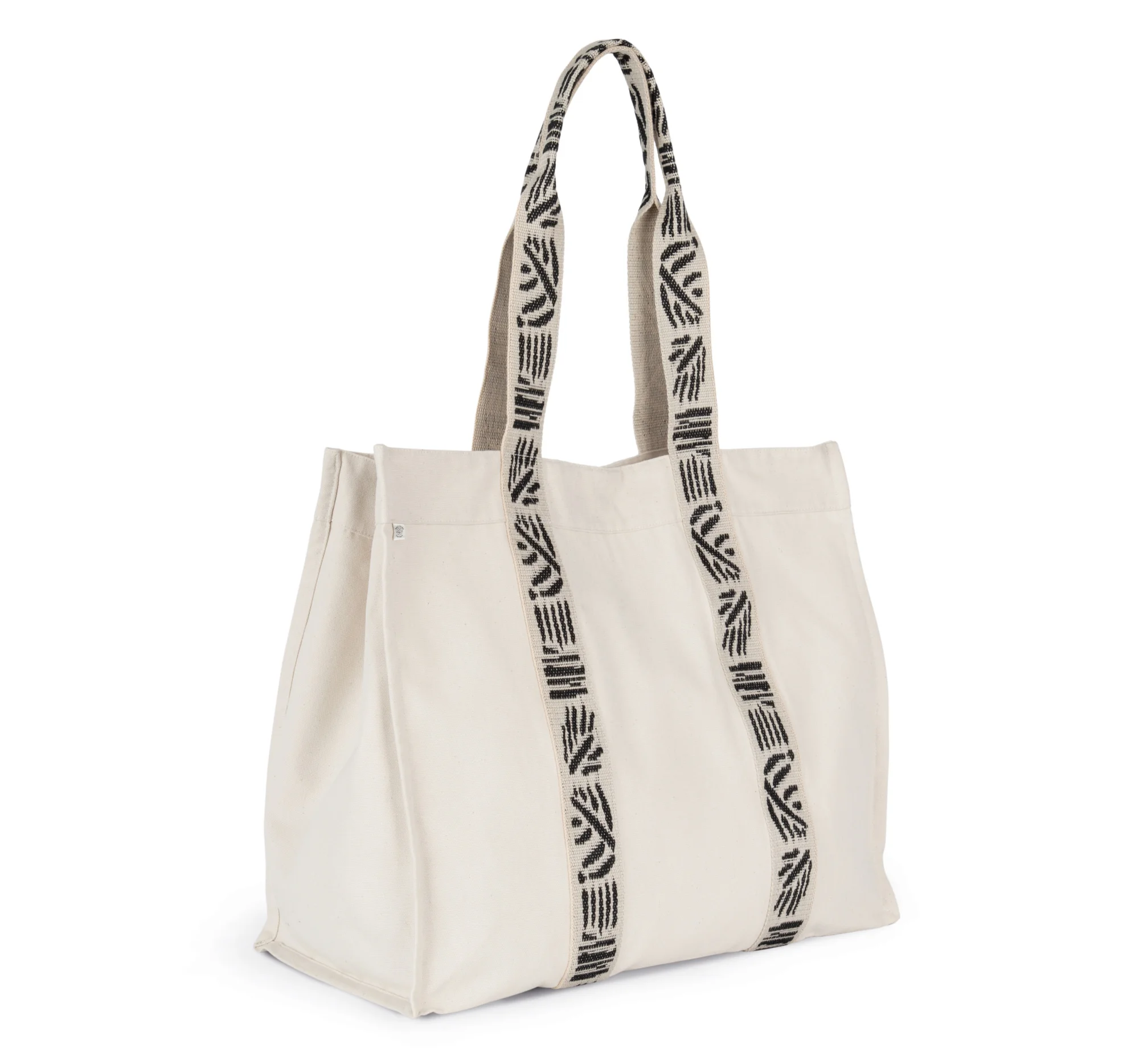 Kimood Grote gerecyclede shopper met neep
