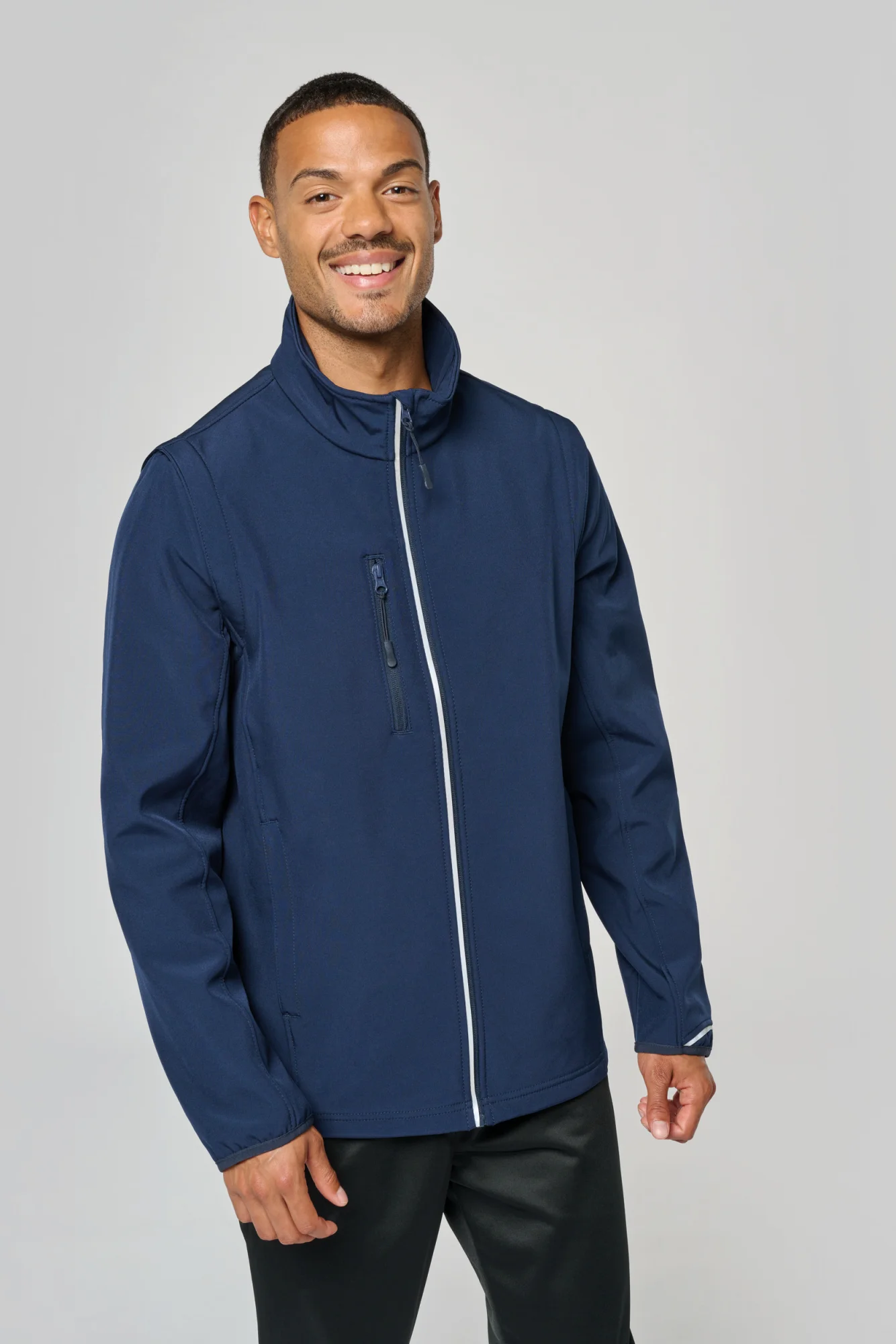 PROACT® Softshell met afritsbare mouwen