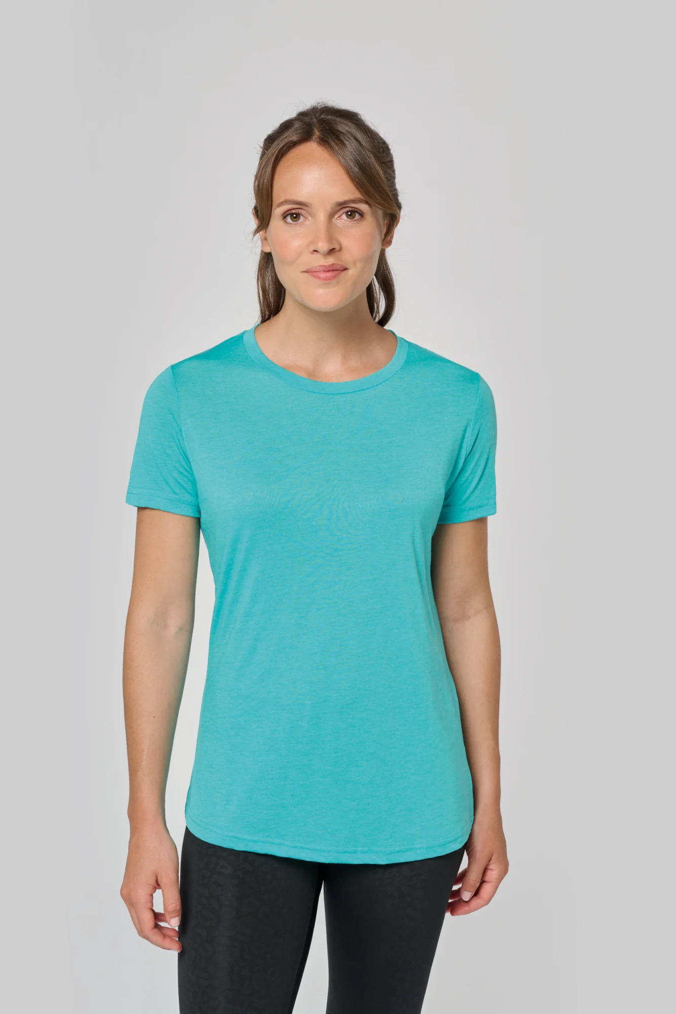 PROACT® Damessport-T-shirt triblend met ronde hals