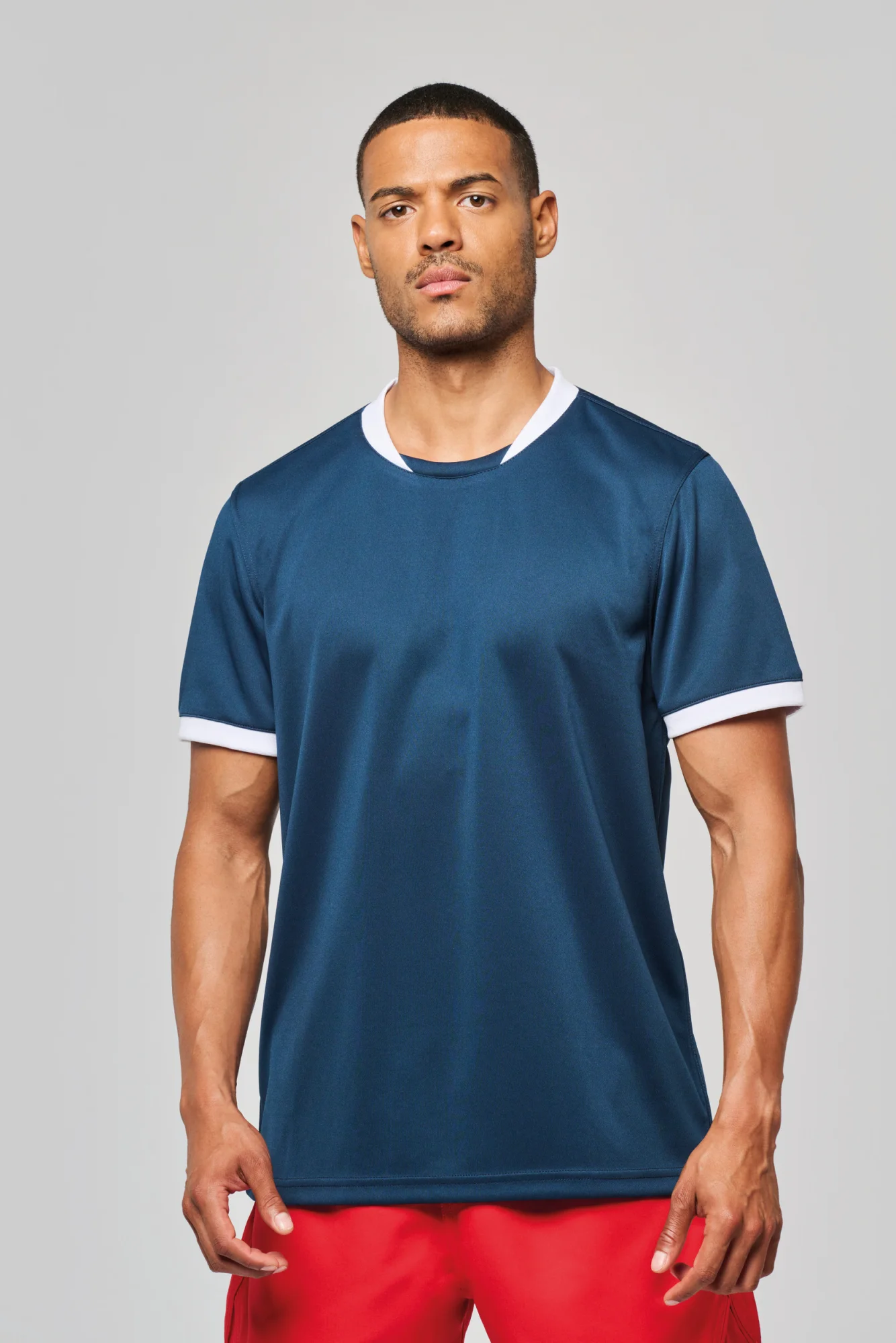 PROACT® Rugbyshirt met korte mouwen uniseks