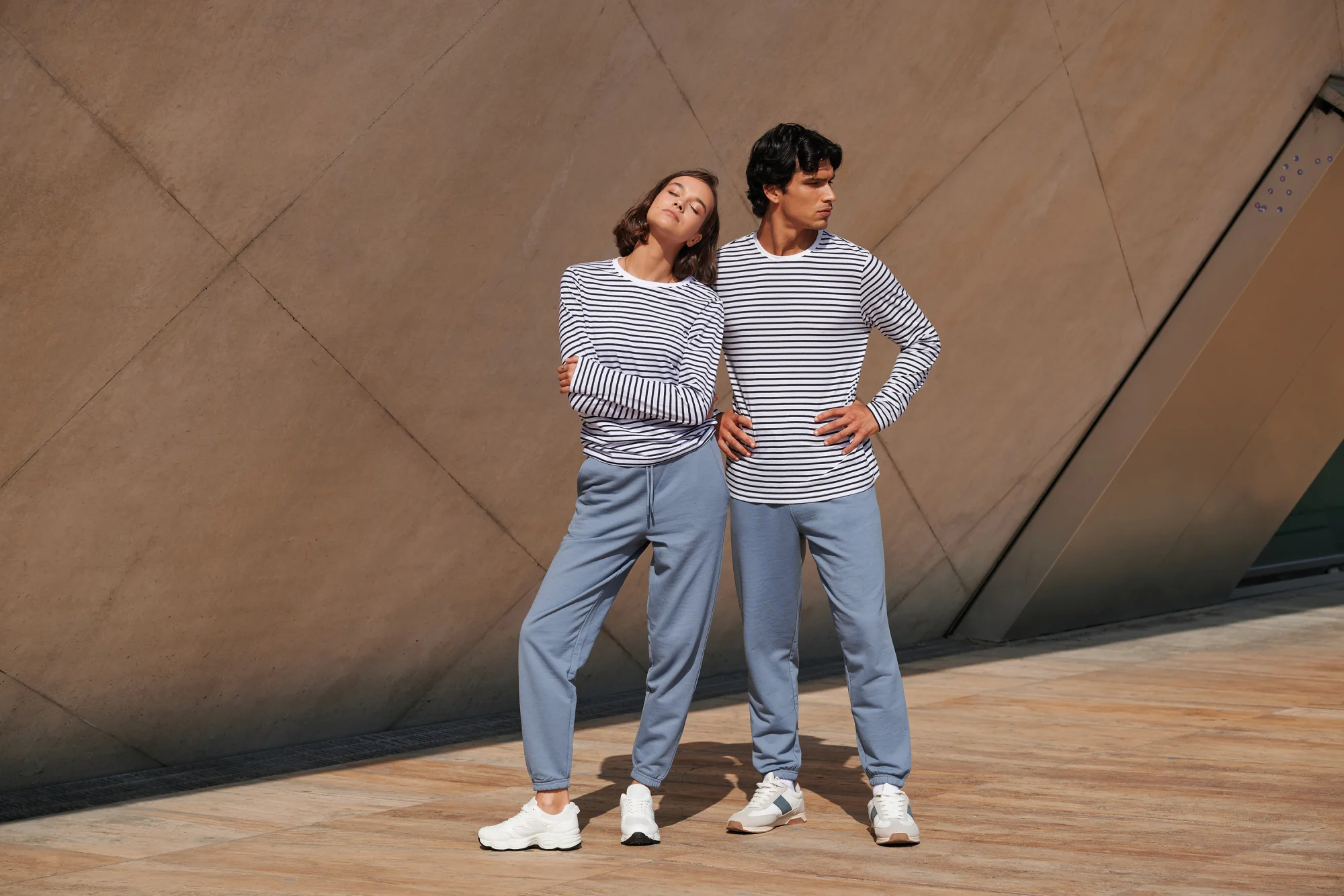 SF Clothing Long sleeved striped t-shirt