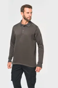 WK. Designed To Work Sweater met polokraag