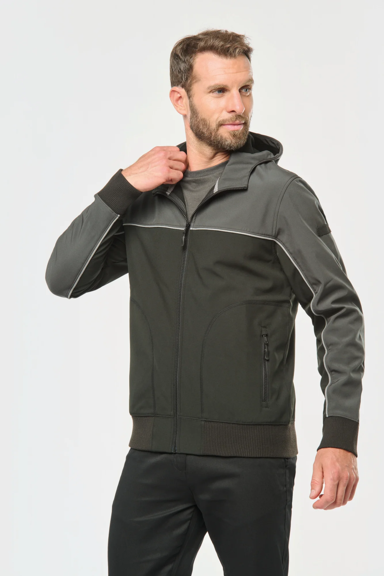 WK. Designed To Work 3-laags unisex softshelljas
