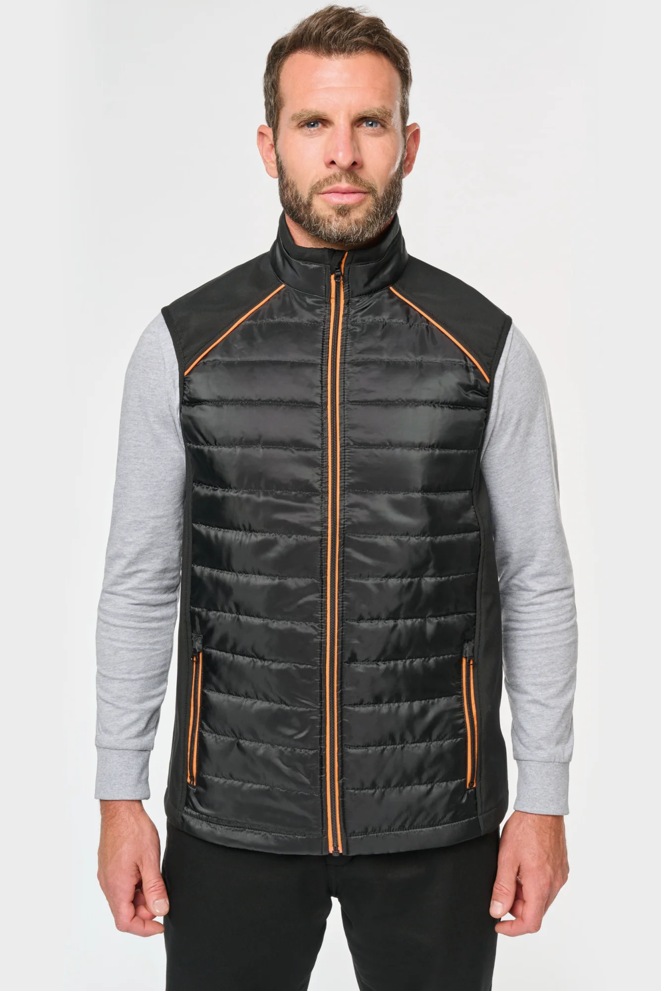 WK. Designed To Work Bodywarmer Day To Day in twee stoffen