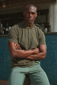 B&C Men's organic polo shirt