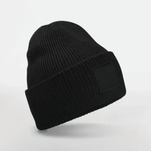 Beechfield® Muts met brede revers en toon-op-toon patch