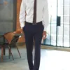 BROOK TAVERNER Slim Fit Pantalon Cassino