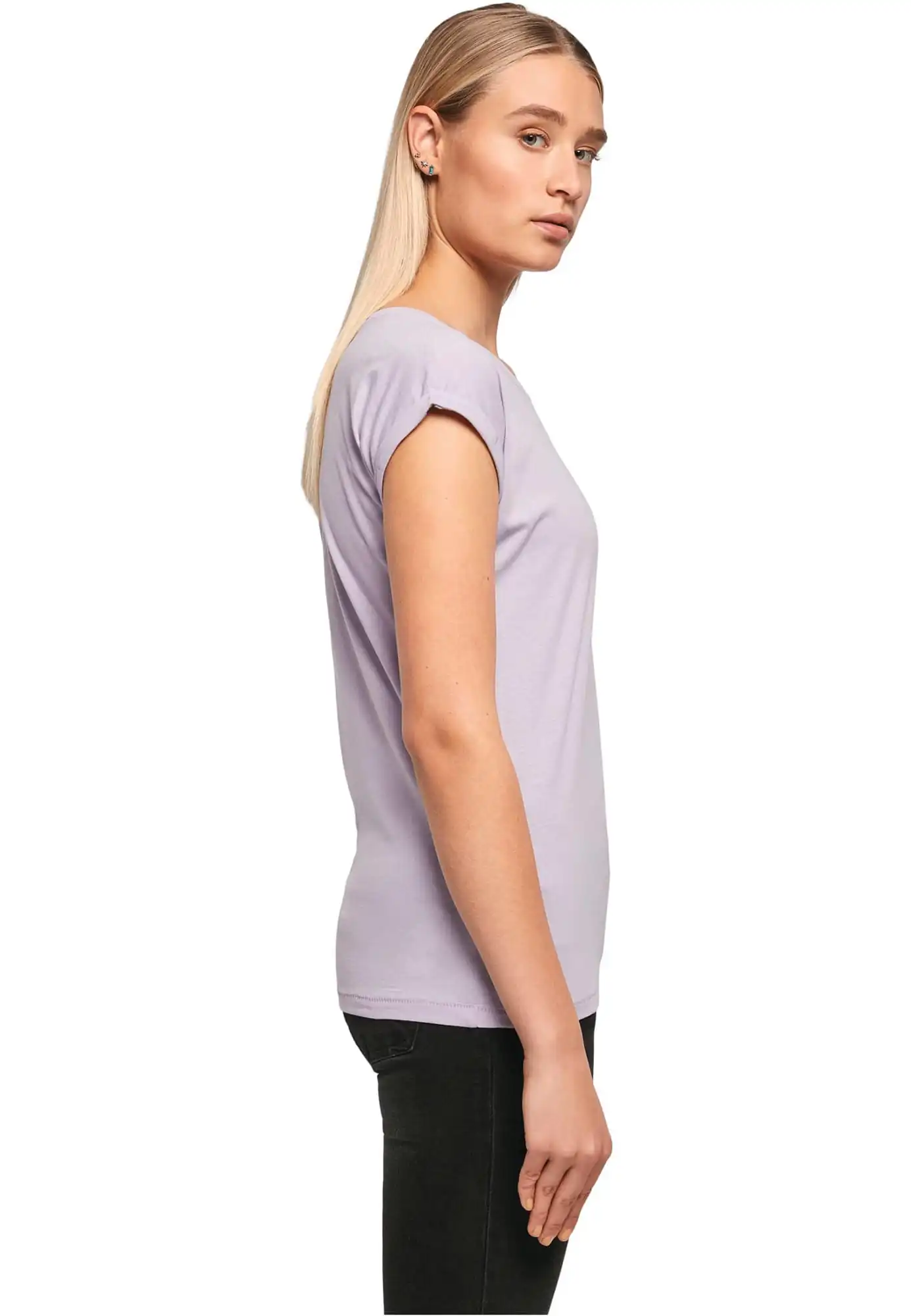 build-your-brand-dames-t-shirt-met-mouwen-met-omslag-by021-5 Build your brand Dames t-shirt met mouwen met omslag