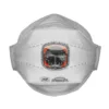 JSP Springfit™ FFP3V (435) 3-laags wegwerpmasker met Typhoon ventiel