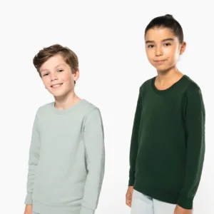 Kariban Ecologische kindersweater met ronde hals