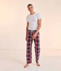 SF Clothing Men's tartan lounge broek