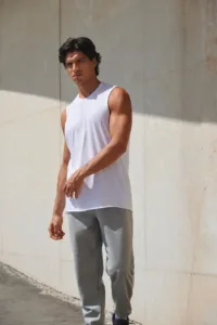 SF Clothing Uitlopende herentanktop