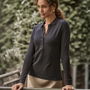 Tee Jays Ladies Luxury LS Stretch Polo