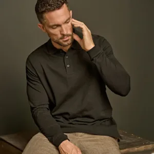 Tee Jays Luxury LS Stretch Polo