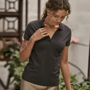 Tee Jays Women`s Luxury Stretch V Polo