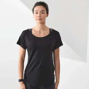 Tombo Dames scoop neck-t-shirt.