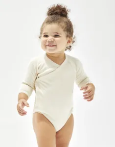 BabyBugz Baby Long Sleeve Kimono Bodysuit
