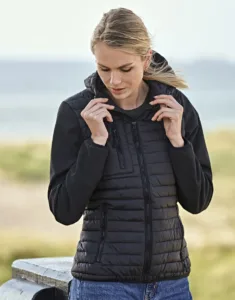 Tee Jays Ladies` Hooded Crossover Jacket