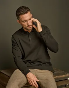 Tee Jays Luxury LS Stretch Polo