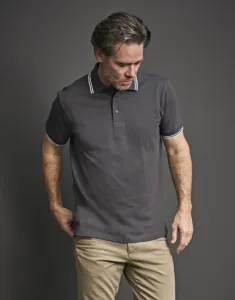 Tee Jays Luxury Stripe Stretch Polo