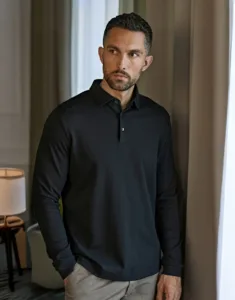 Tee Jays Pima Cotton Long Sleeve Polo