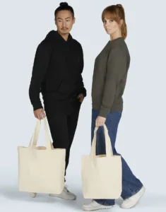 SG ACCESSORIES - BAGS Canvas Wide Shopper LH