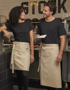 SG ACCESSORIES - BISTRO BRUSSELS - Short Bistro Apron with Pocket