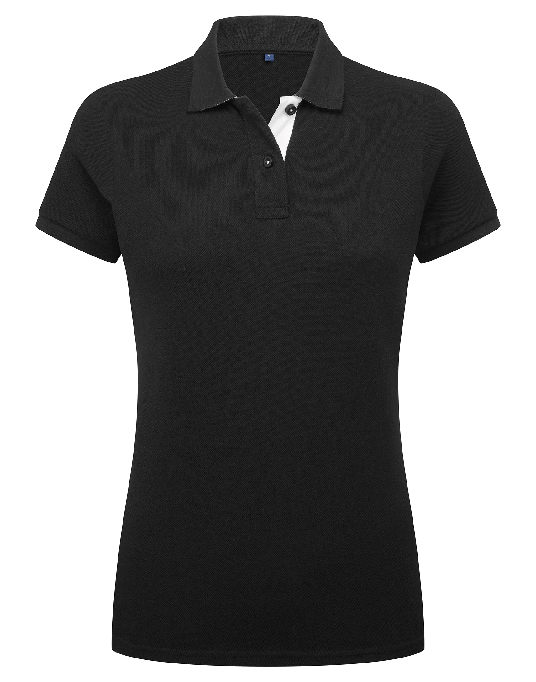 Women's contrast polo