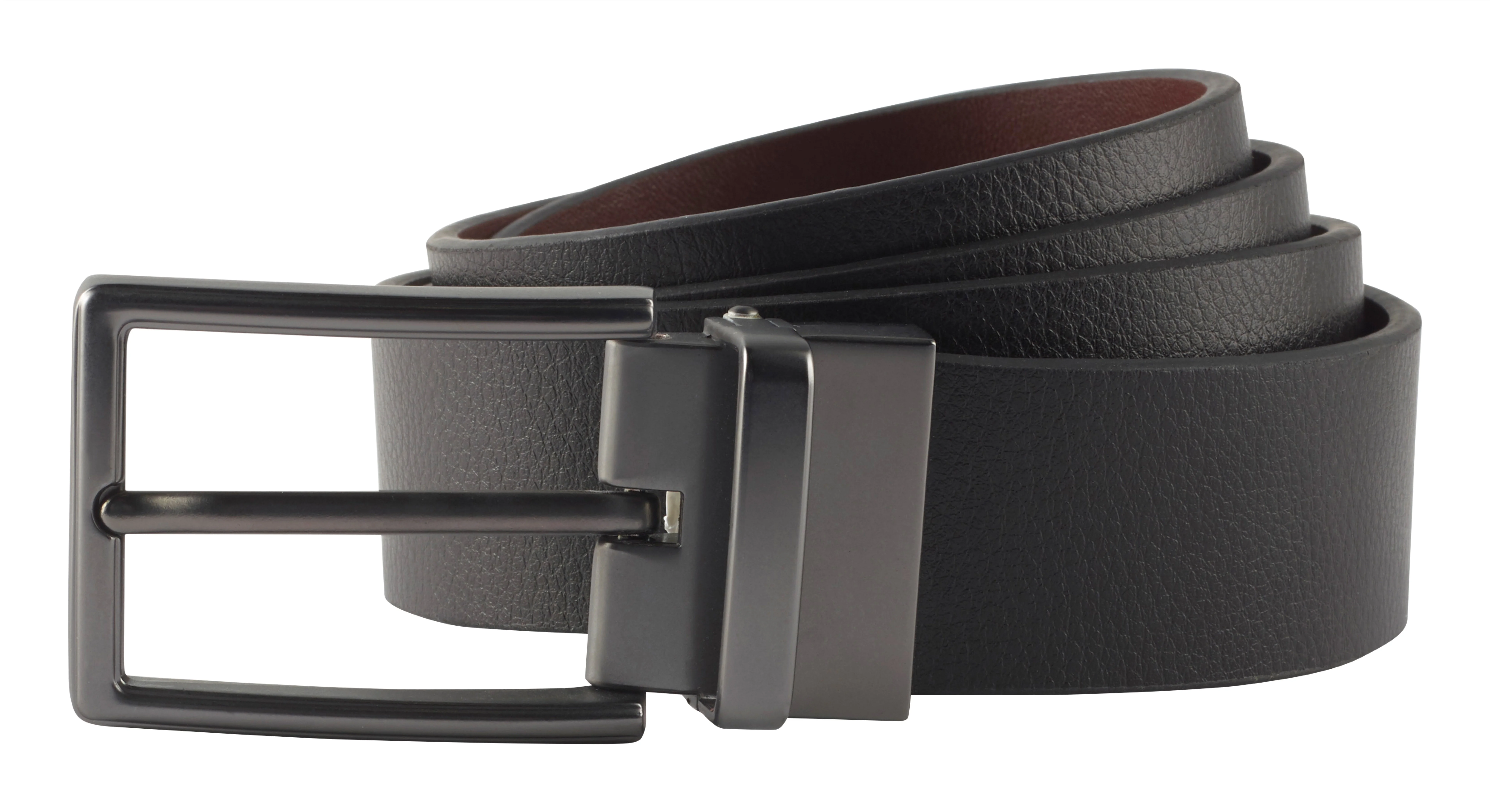 Men's two-way leather belt