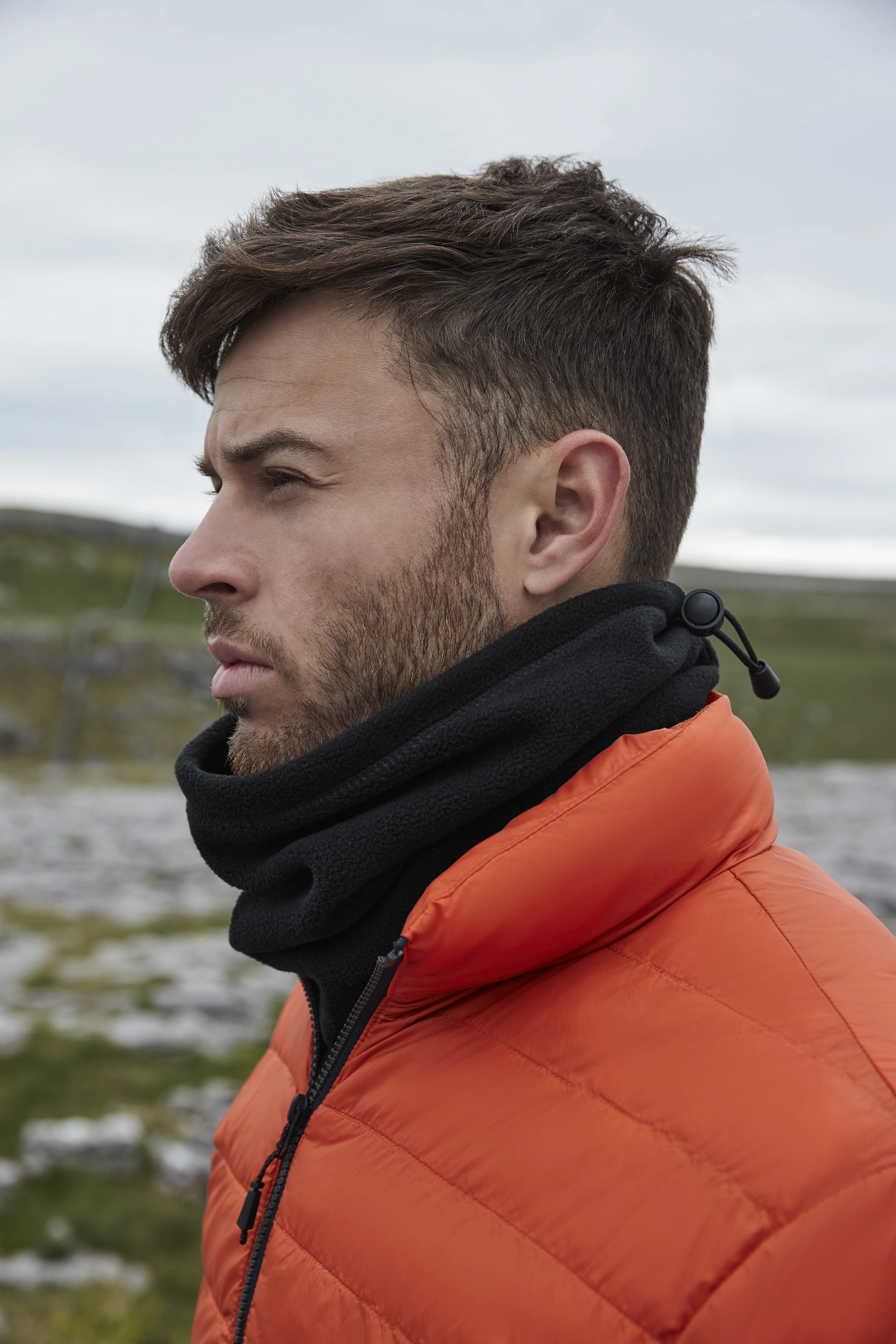 Recycled fleece snood