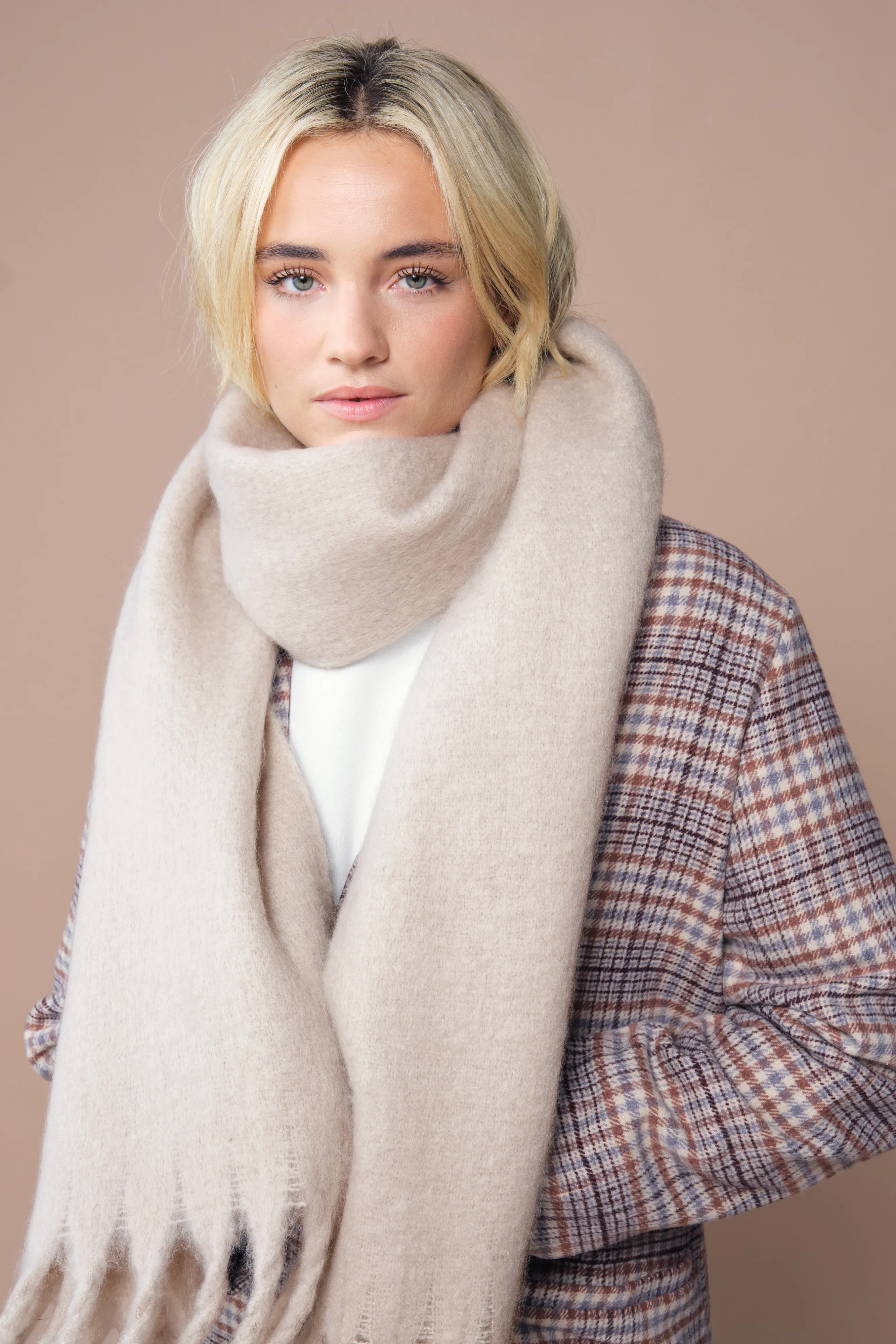 Fluffy scarf