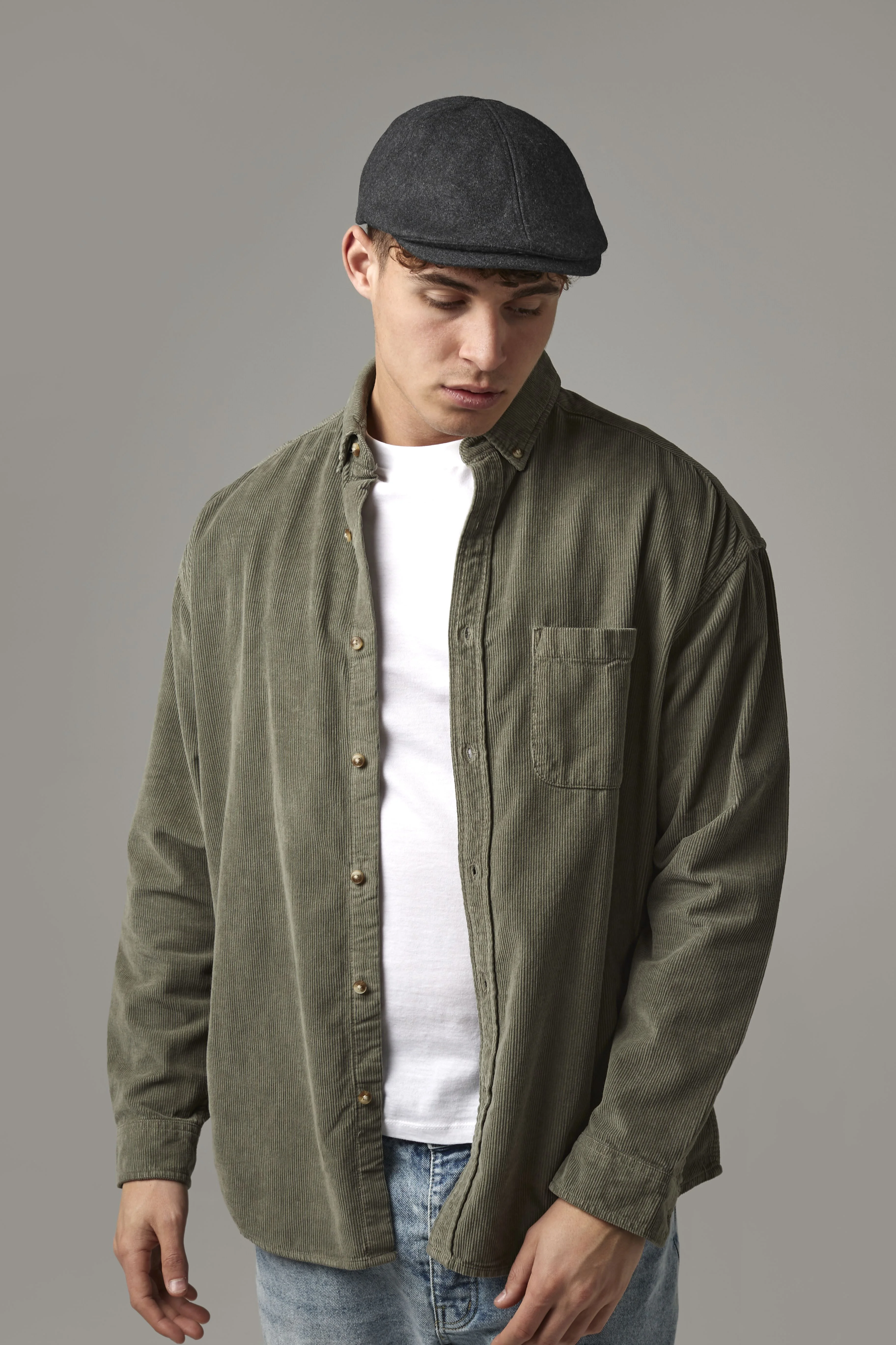 Melton wool ivy cap