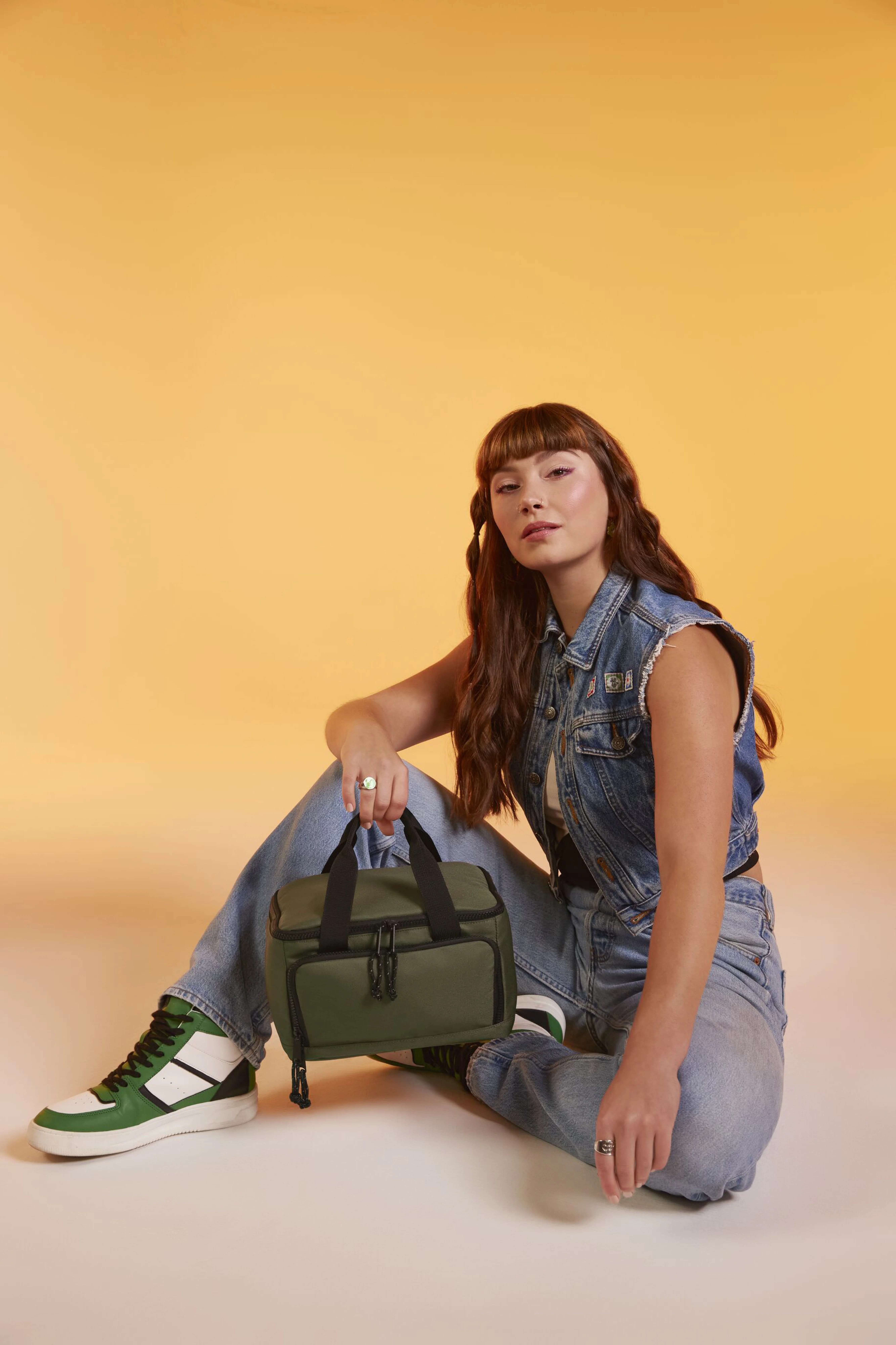 Recycled mini cooler bag