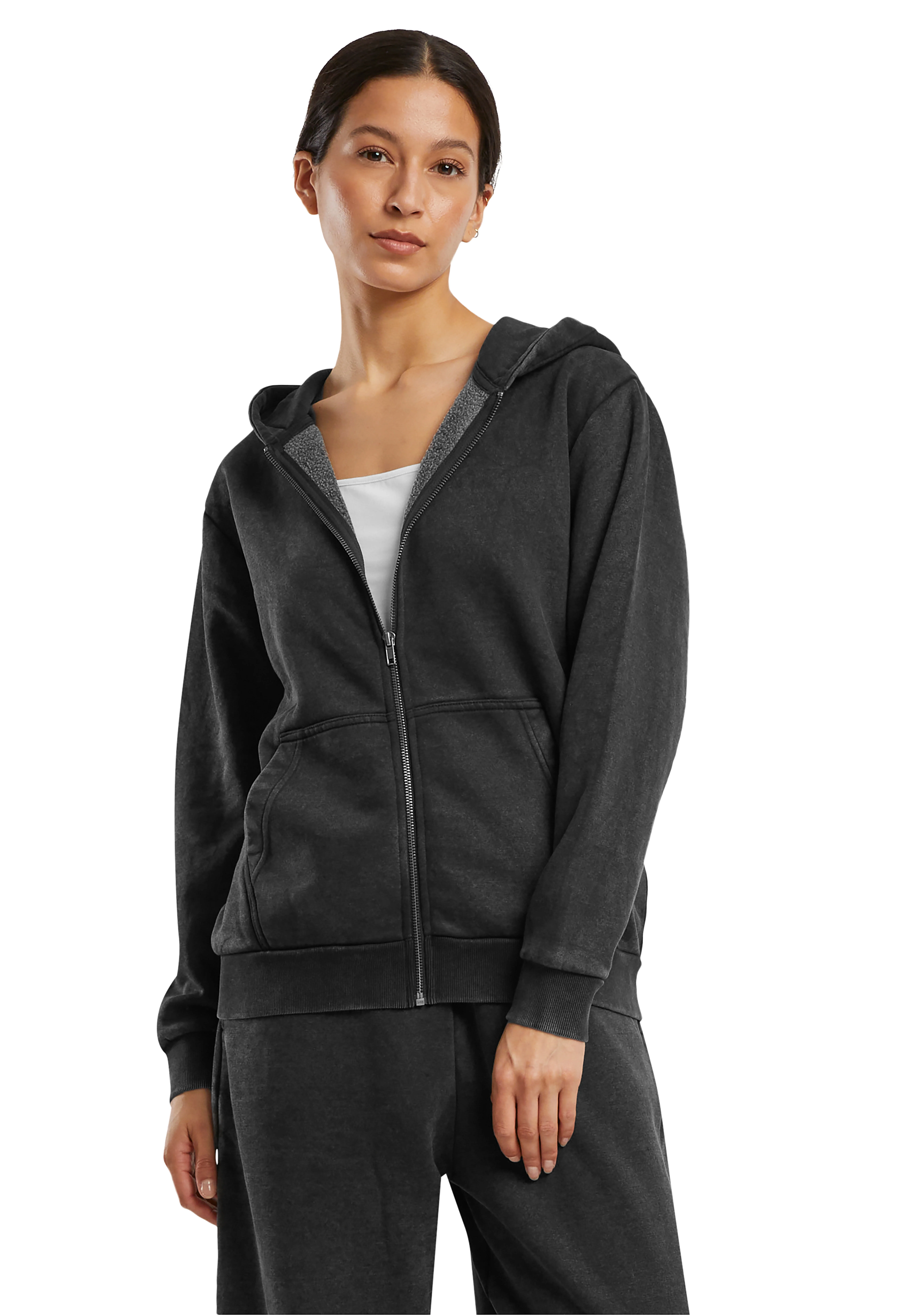 Women’s vintage heavy zip hoodie