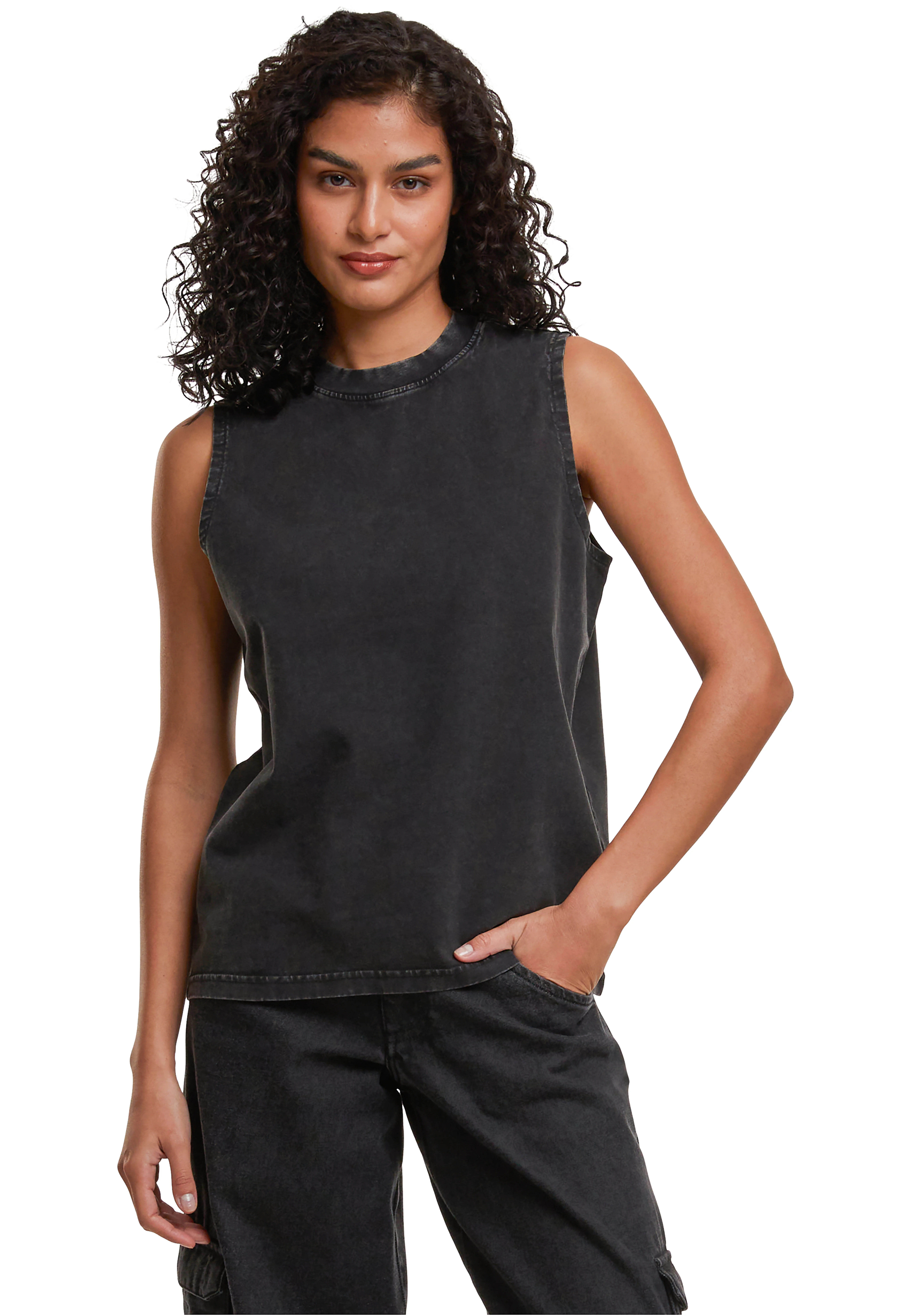 Women’s vintage washed sleeveless tee