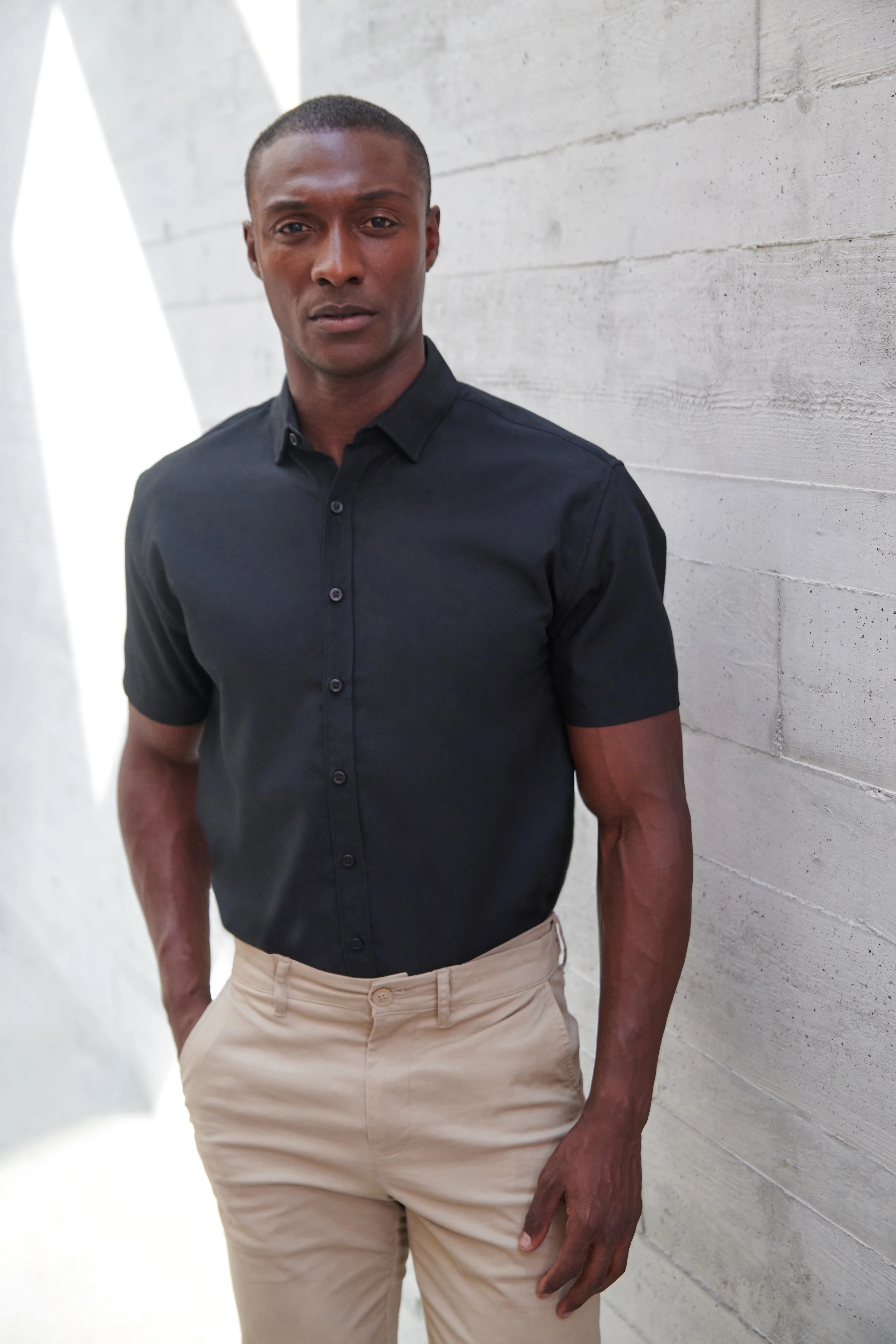 Short sleeve ‘cotton-feel’ Coolplus® shirt
