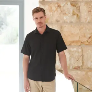Wicking antibacterial short sleeve shirt